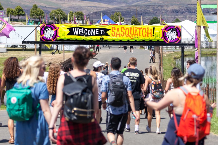 Entrance to Sasquatch!