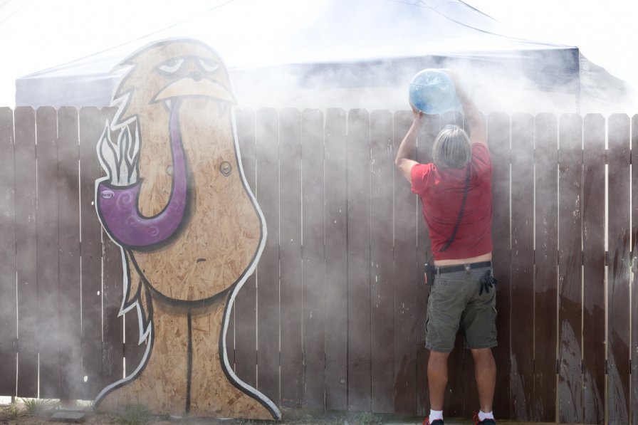 Smoking Sasquatch- Vendor Fire