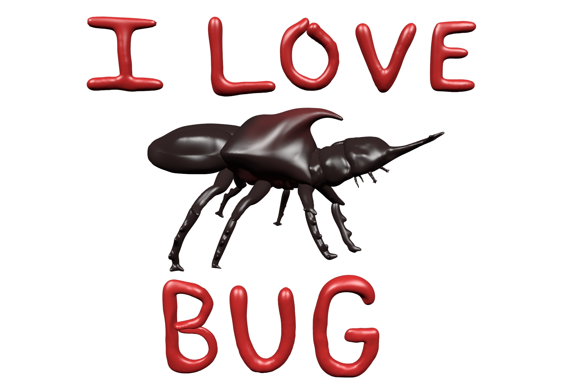 TMT Comics: 100% SWEAT - "I Love Bug" .