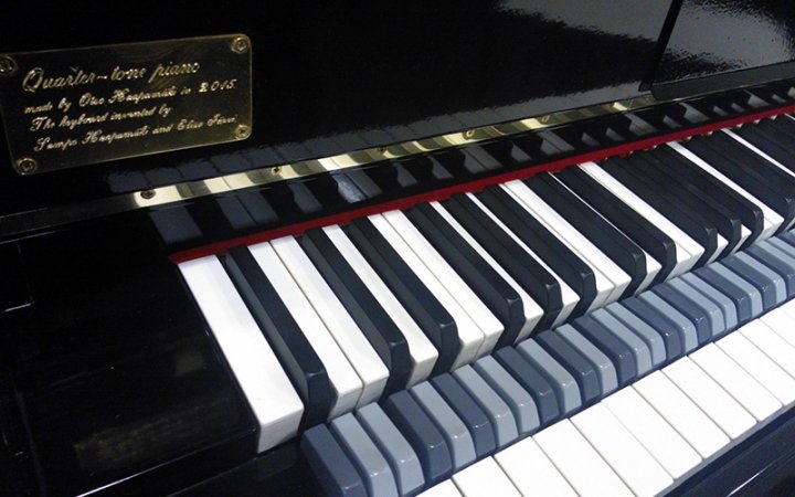A new quarter-tone piano has been created at The Sibelius Music Academy
