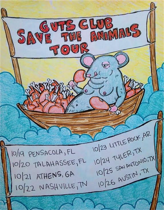 Guts Club announces fall tour dates, has very little skateboarding experience or interest