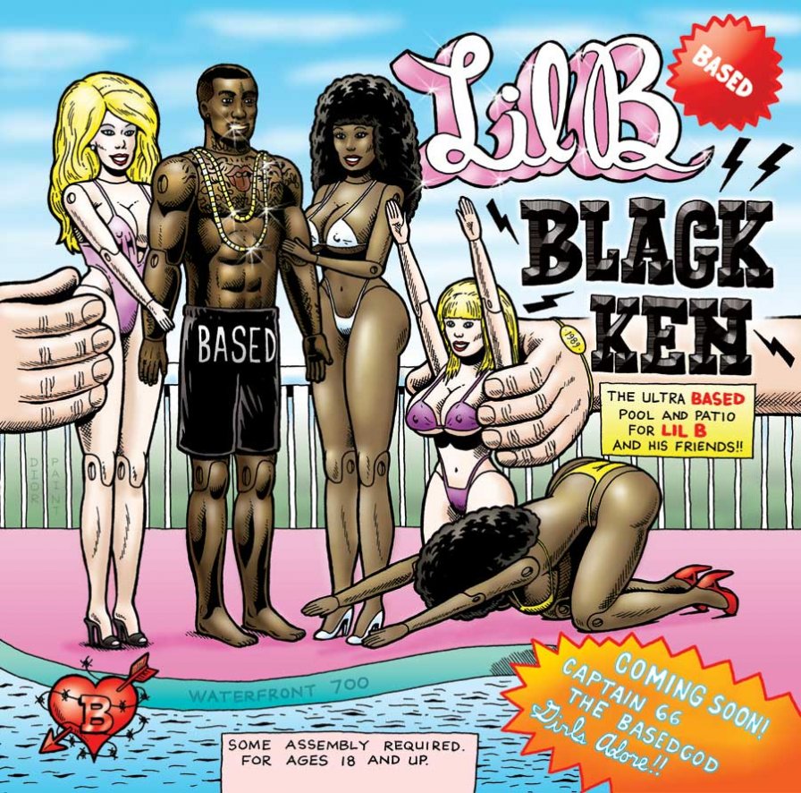 Lil B makes history by 100% completing Black Ken, calls it his "first official mixtape"