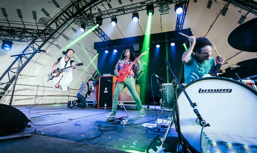 Deerhoof leak new album early on Bandcamp as "name your price" to benefit The Emergent Fund, making Superman seem "un-American" by comparison
