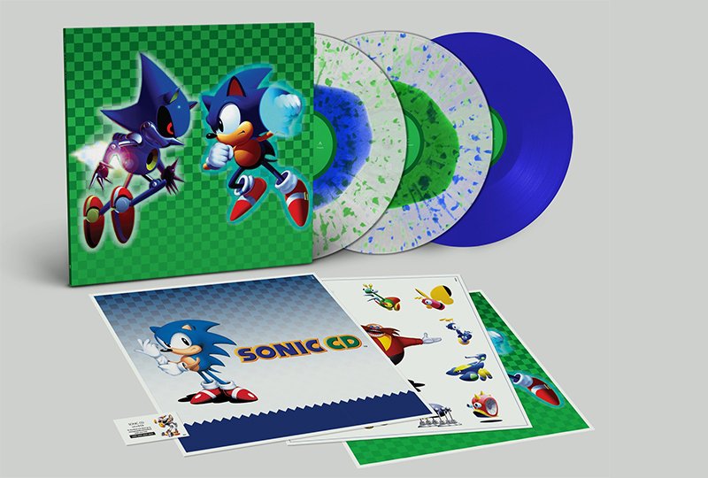Original Japanese score to Sonic CD sprints onto limited edition 3xLP set from Data Discs
