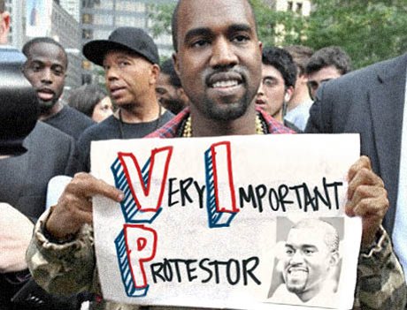 Other-other Benz owner Kanye West pays a (hilarious) visit to Occupy Wall Street