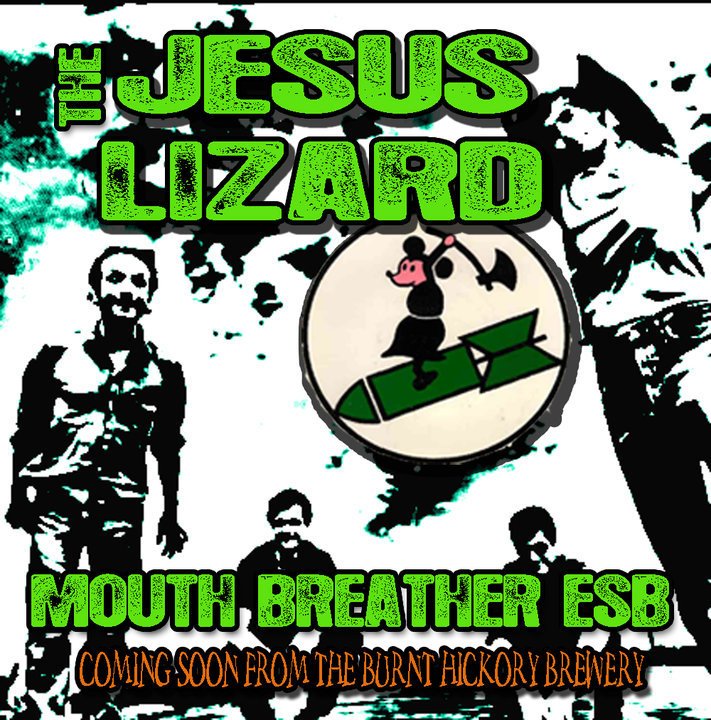 Georgia brewery introduces a Jesus Lizard-themed beer; let's hope it doesn't taste like David Yow's ass sweat
