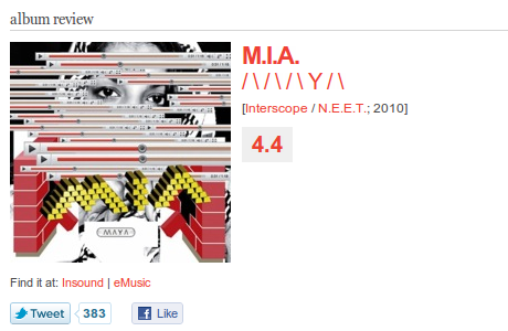 M.I.A. announces her "Red-Headed Massacre" tour