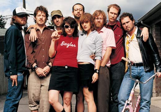 Broken Social Scene cuddle together for warmth during winter tour