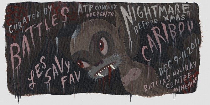 Battles, Les Savy Fav, and Caribou unite to make ATP's Nightmare Before Christmas 3x as scarily awesome