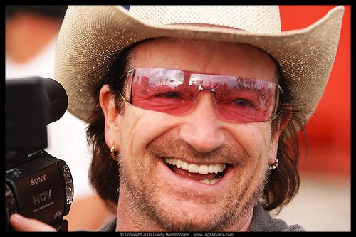 Bono's Facebook account grows to a billion &mdash; dollars, not friends