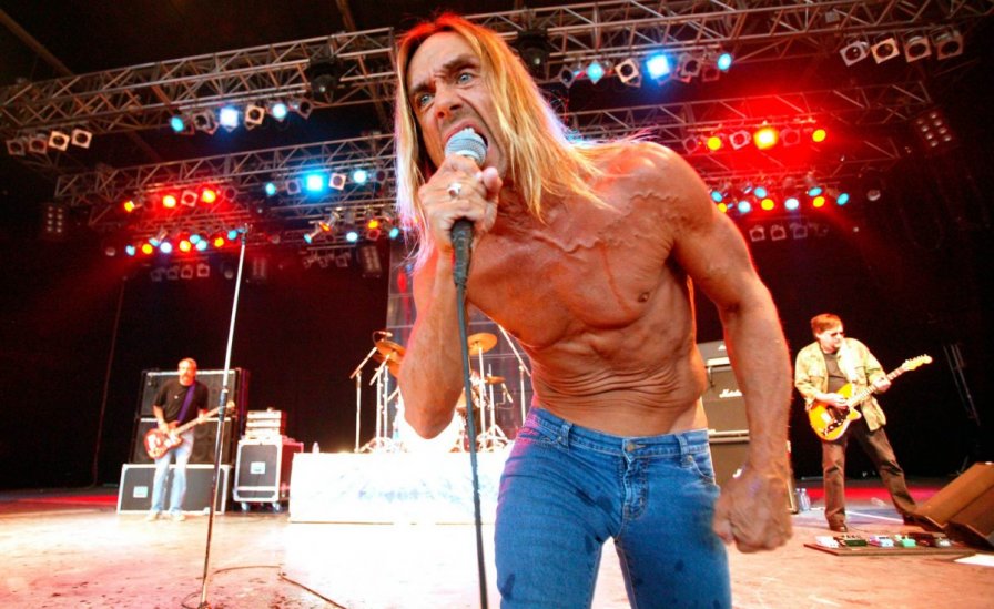 The Stooges reschedule California dates after Iggy Pop breaks his foot... the Godfather of Softness?