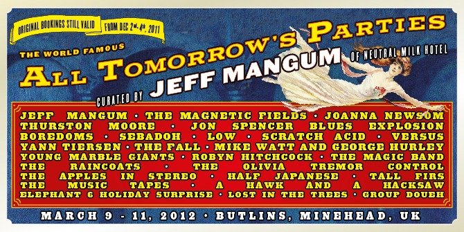 Jeff Mangum's ATP weathers cancellations, additions, holy rattlesnakes, and pianos filled with flames
