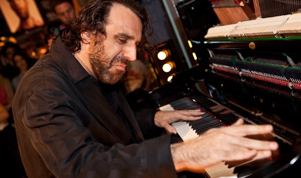 Chilly Gonzales emerges from the burning building, kittens in hand